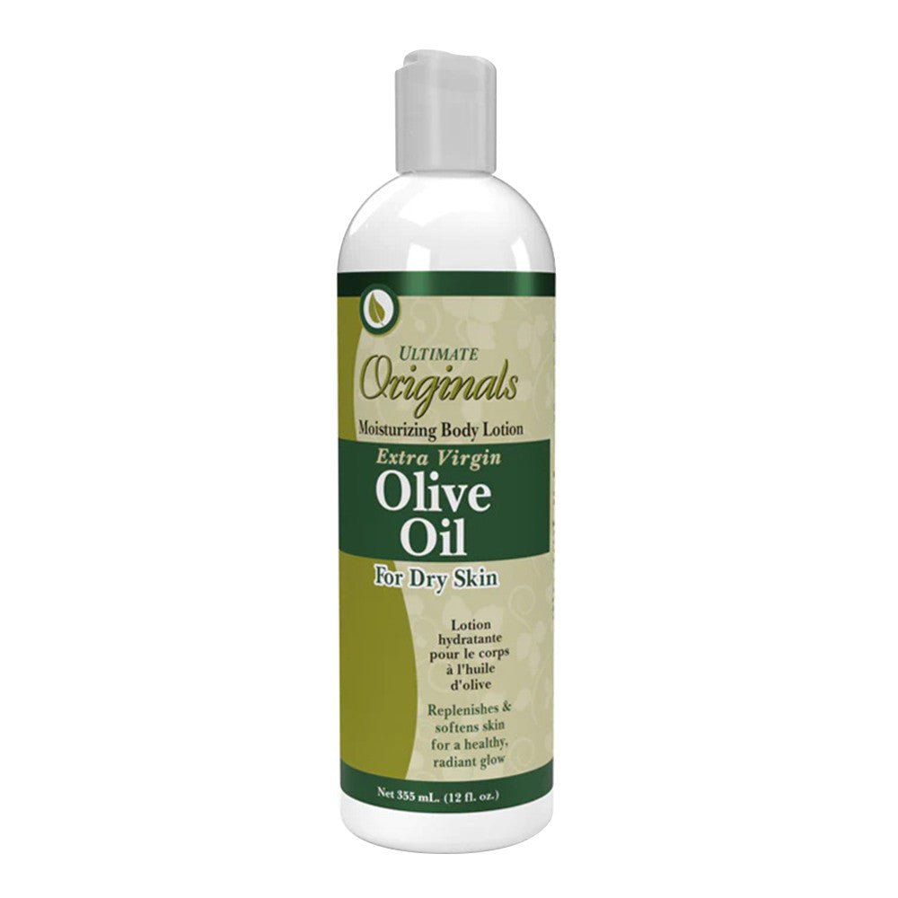 Africas Best Ultimate Originals Extra-Virgin Olive Oil Moisturizing Body Lotion, 12 Oz